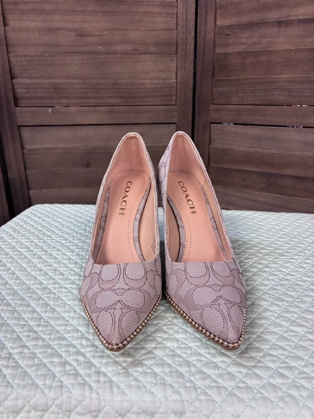 Coach Waverly Jacquard pump